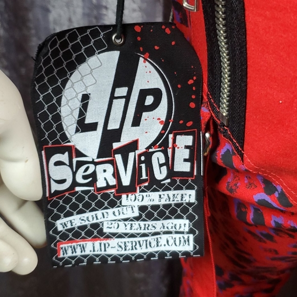 NOS Lip Service Leopard Riot Sound Jeans Bondage - Picture 8 of 9